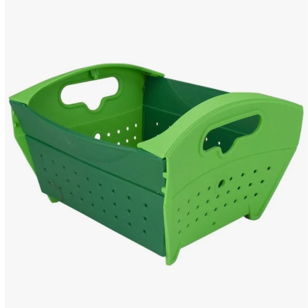Avon Kitchen Green Collapsible Colander - Space Saving Strainer Basket